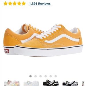YELLOW VANS SIZE 8.5